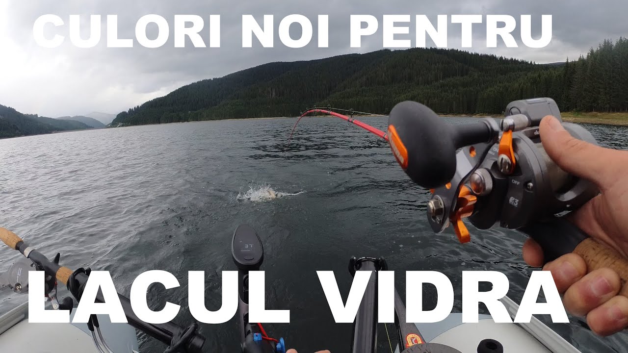 LA CE CULORI SE MAI PRIND PASTRAVII PE LACUL VIDRA?