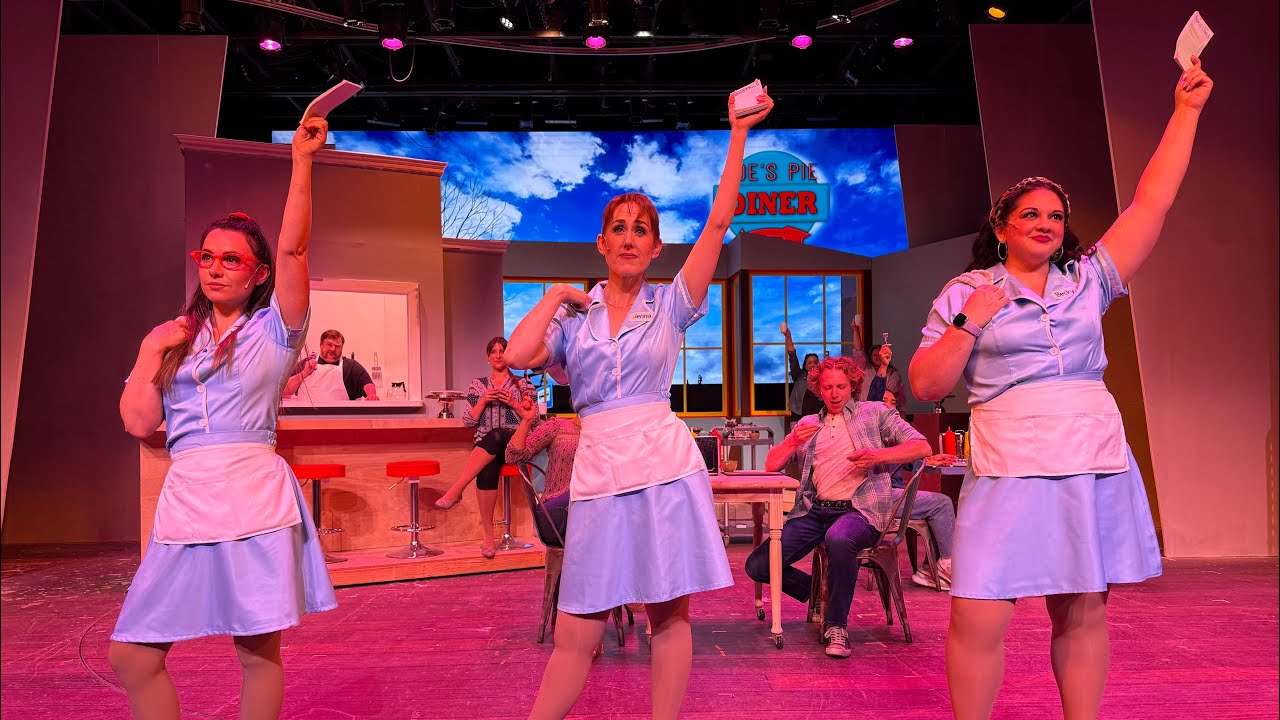 PacRep's "Waitress" at the newly renovated Golden Bough Playhouse, June 19 through July 27, 2025. ￼