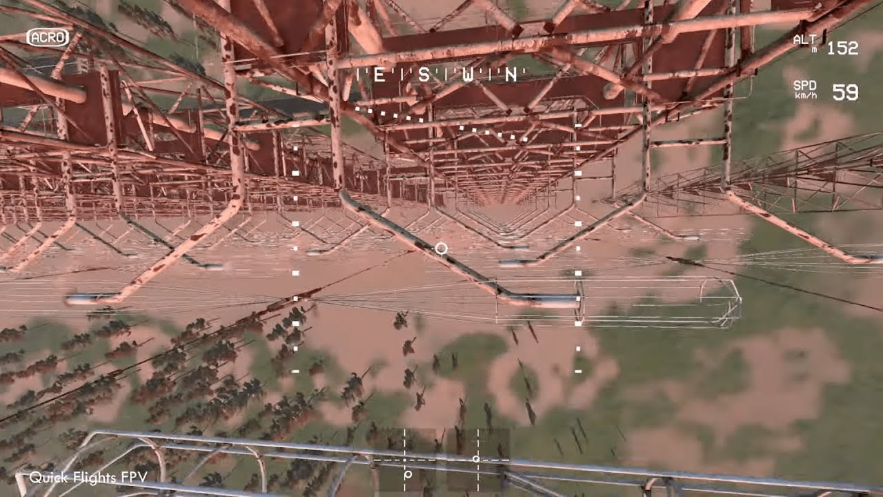 Freestyle FPV on new Liftoff Map Duga Dive
