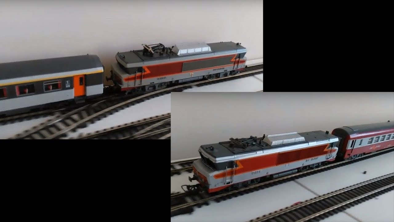 Roco and Jouef BB15000 with full Cemp / Mougel Corail rake.