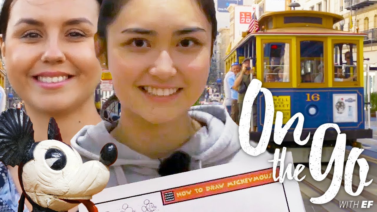 Angelina & Asia visit the Walt Disney Family Museum in San Francisco  – On the go with EF #121
