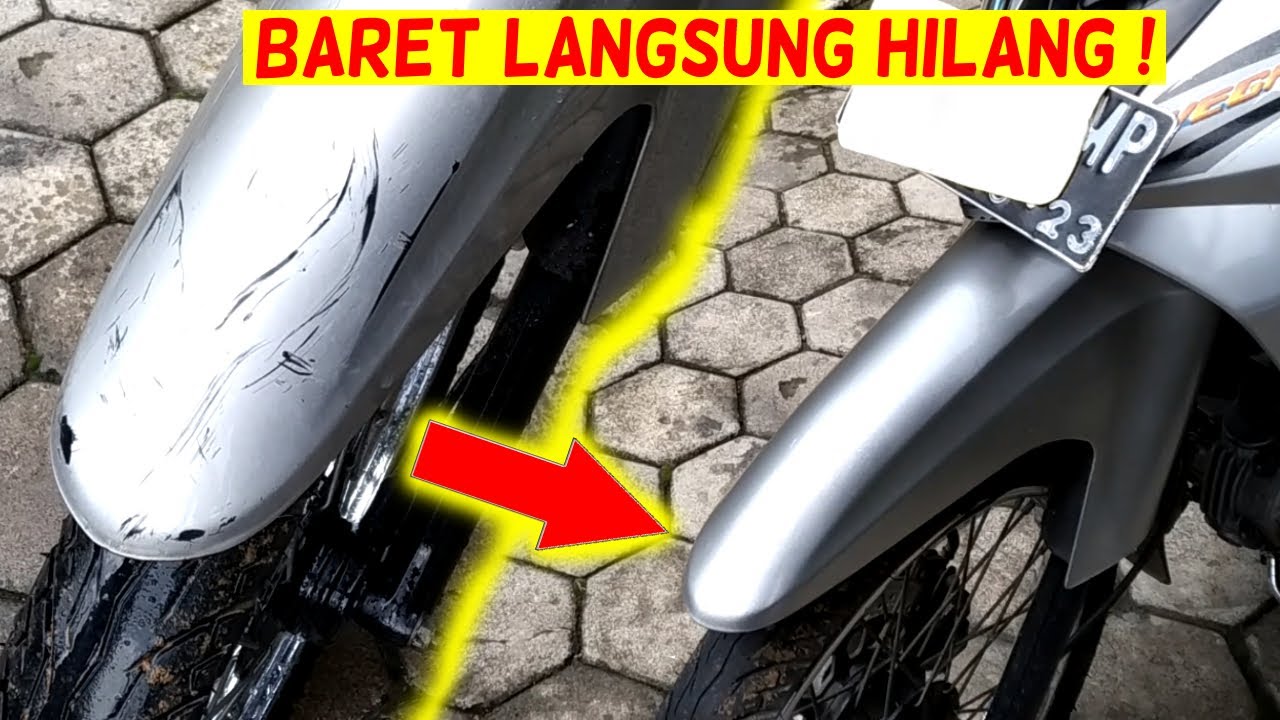 RESTORASI BODY MOTOR TERKENA BARET !!!