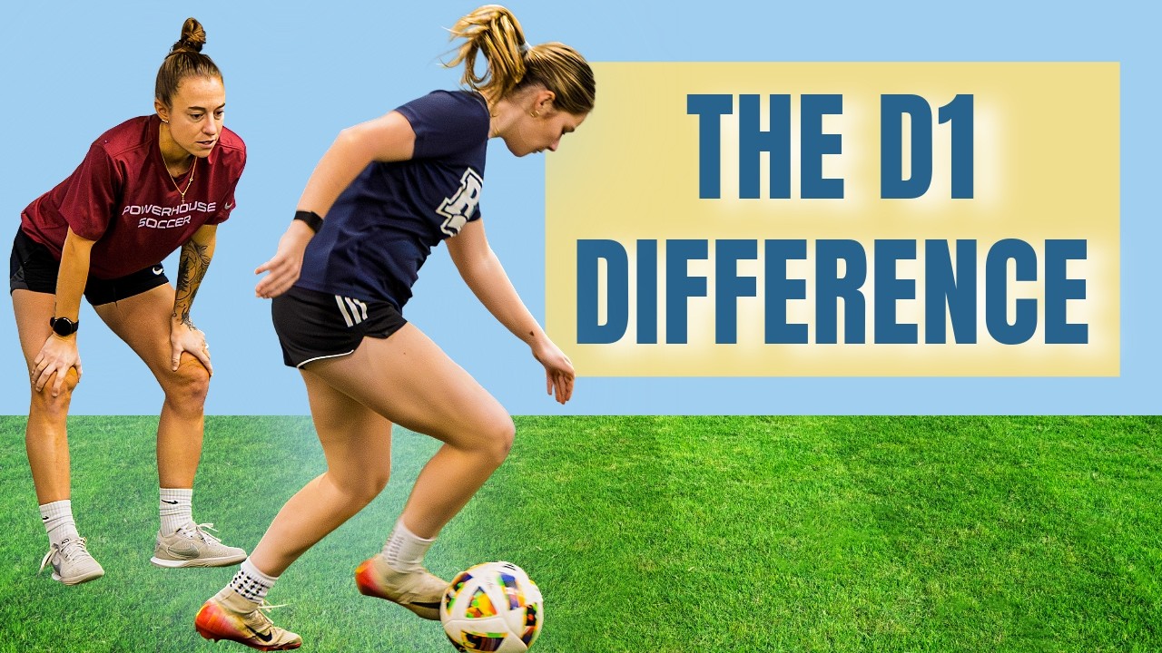 What It's Like to Train With a Division 1 College Defender | Full Training Session