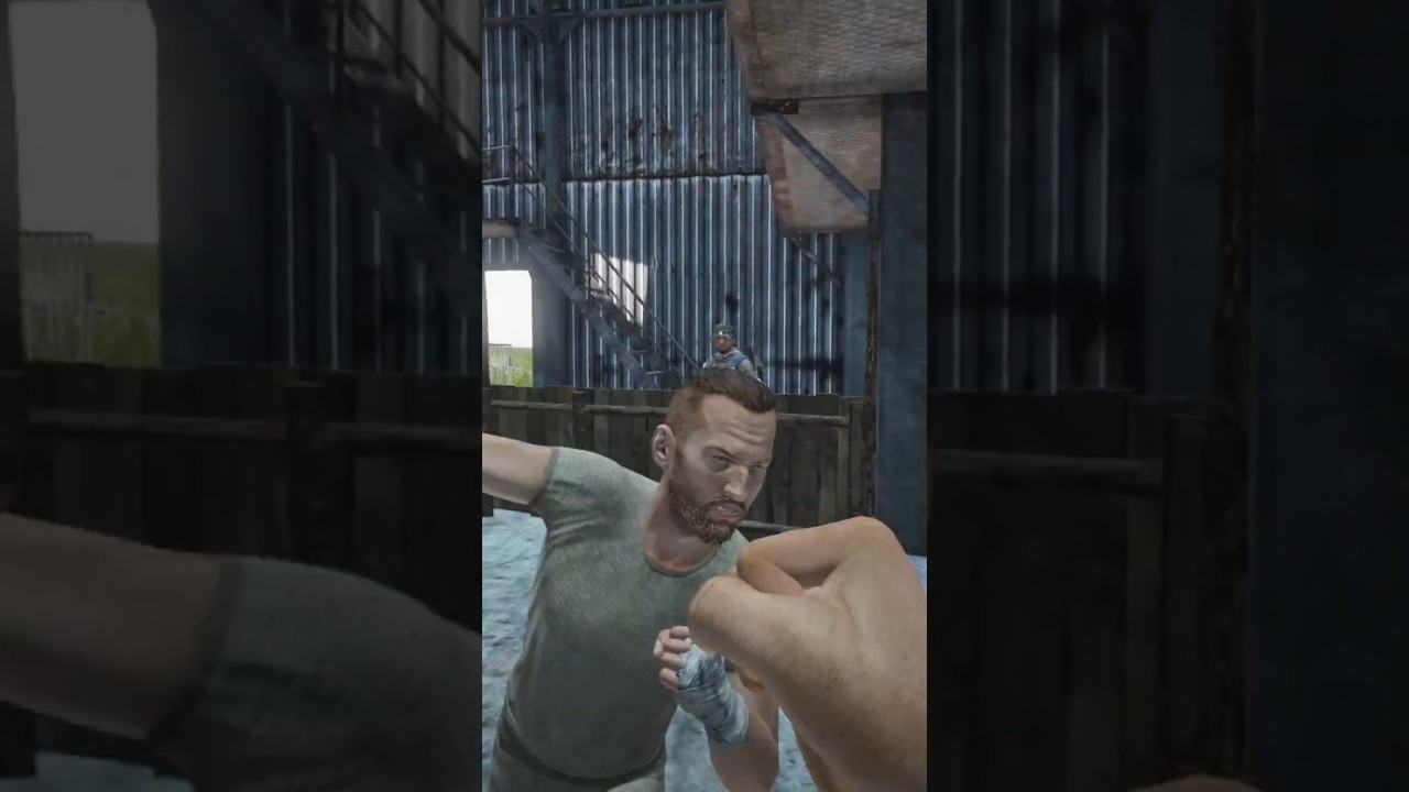 I fought @heybarmby in cage ! #dayz #survival #pc