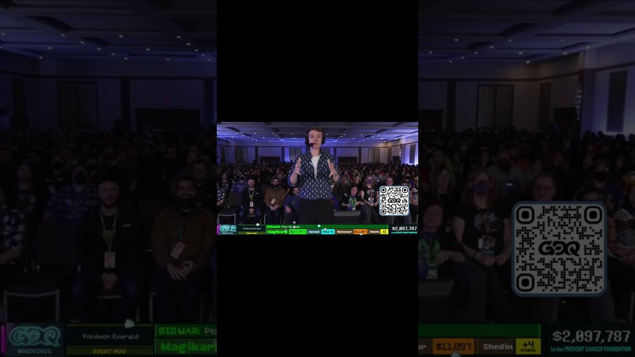 GamesDoneQuick — Poke at AGDQ 2026 ("LET'S GOOO!")