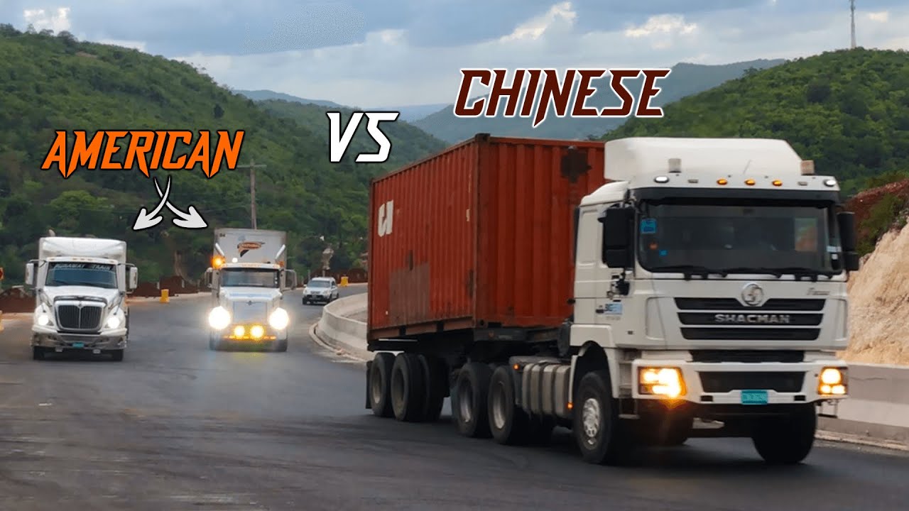 Chinese Truck Ambushed By American Trucks Up Melrose Hill | AGAIN !!