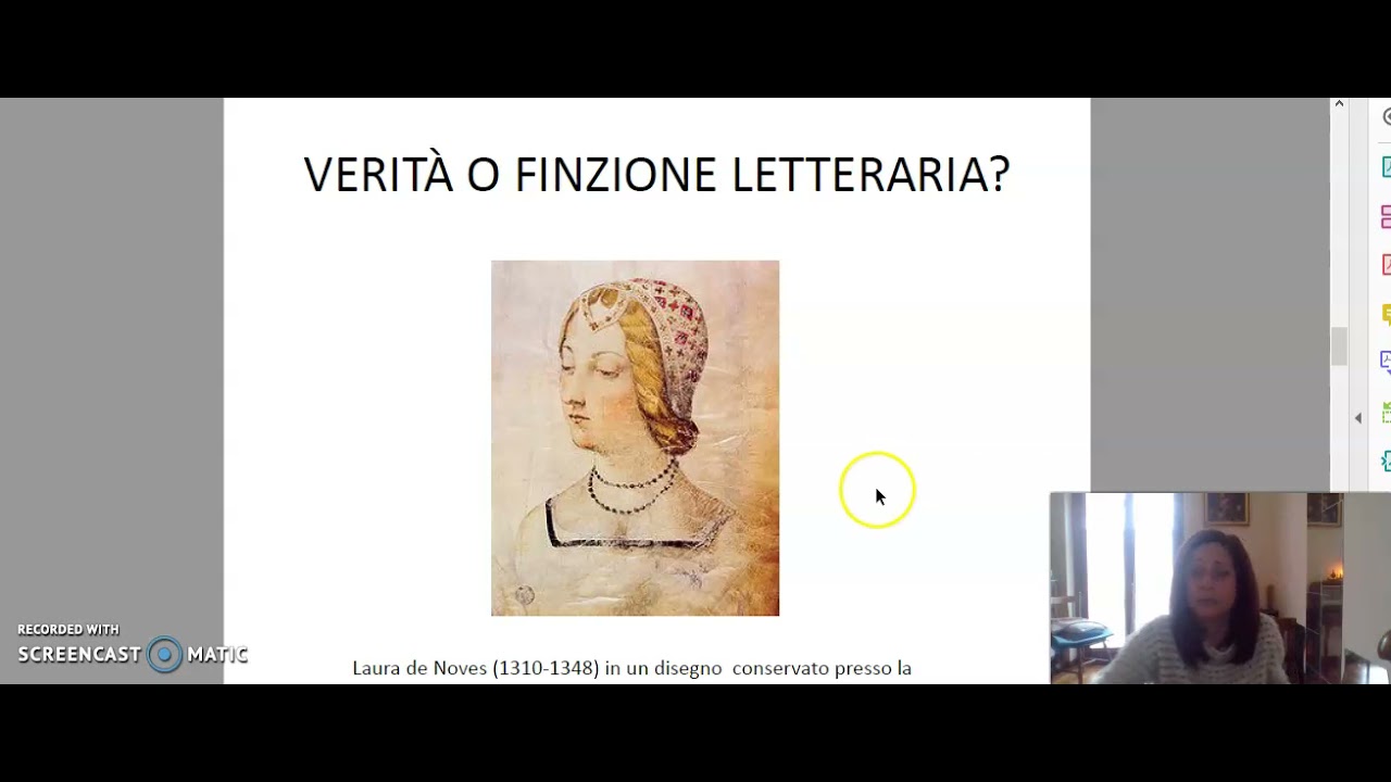 Petrarca, Canzoniere, V - Il nome della sua donna