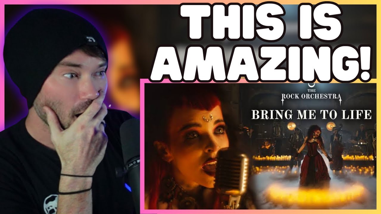 Metal Vocalist Reacts - The Rock Orchestra - Bring Me To Life (Evanescence) ft. Erin Fox