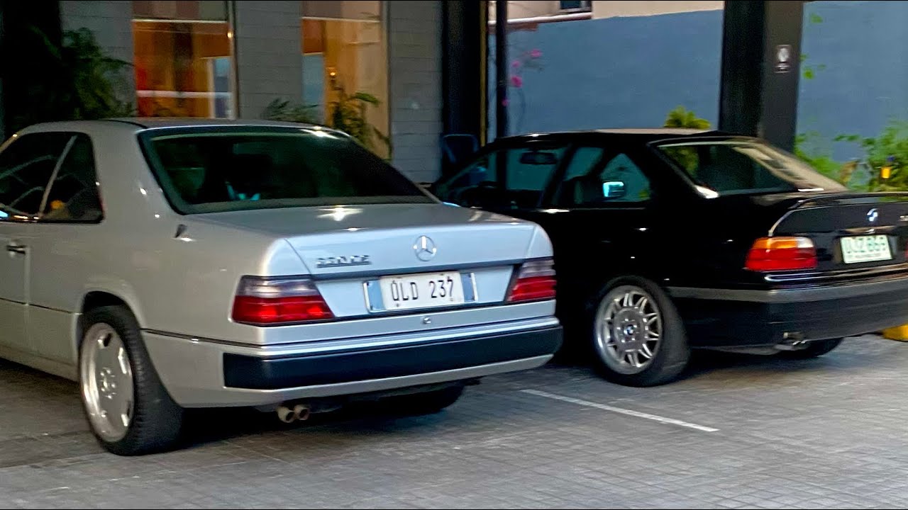 c124 and an e36 coupe meet up #w124coupe #w124