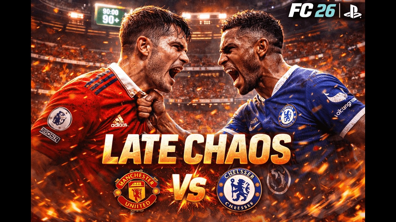 Premier League Clash Explodes Late 😱 | FC 26 PS5 Man United vs Chelsea