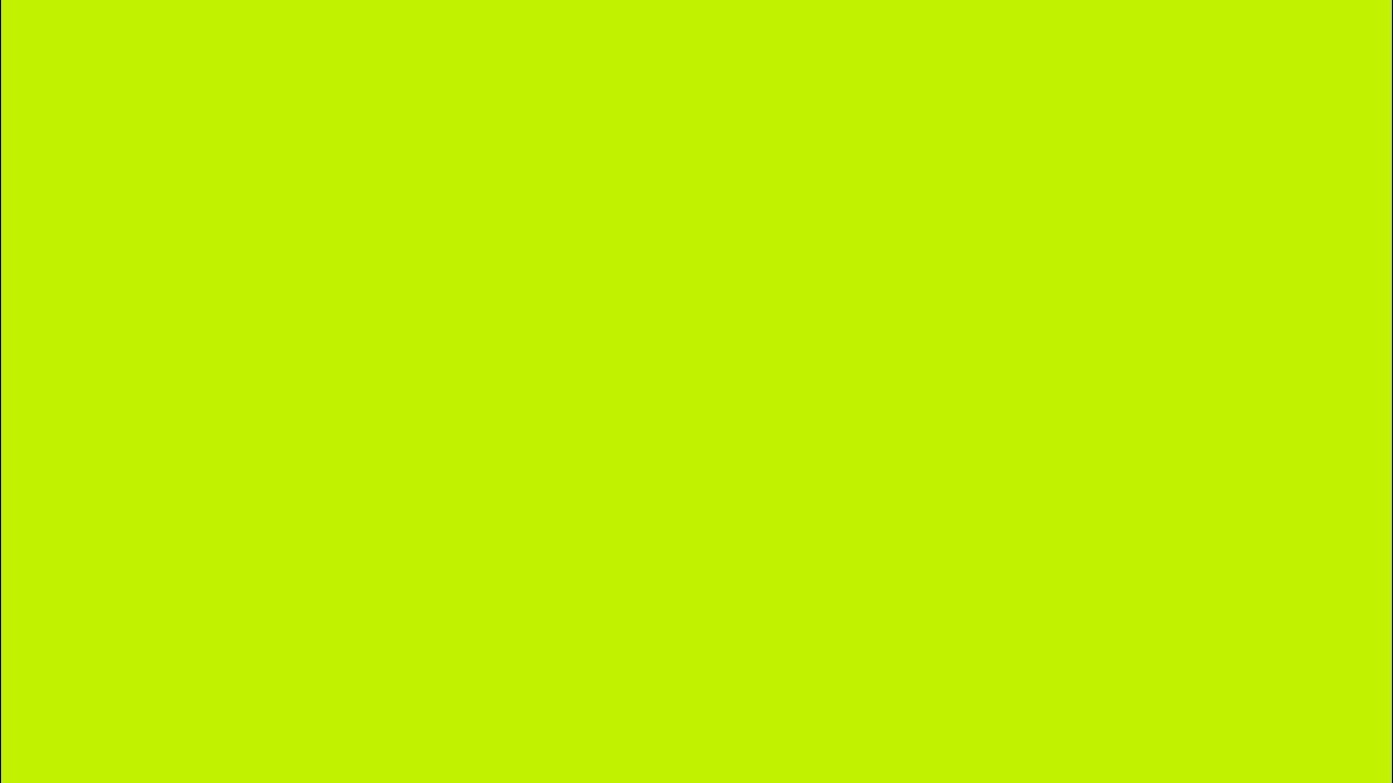 Green Screen | 120 Hours of Pure Green Color | Full HD Background