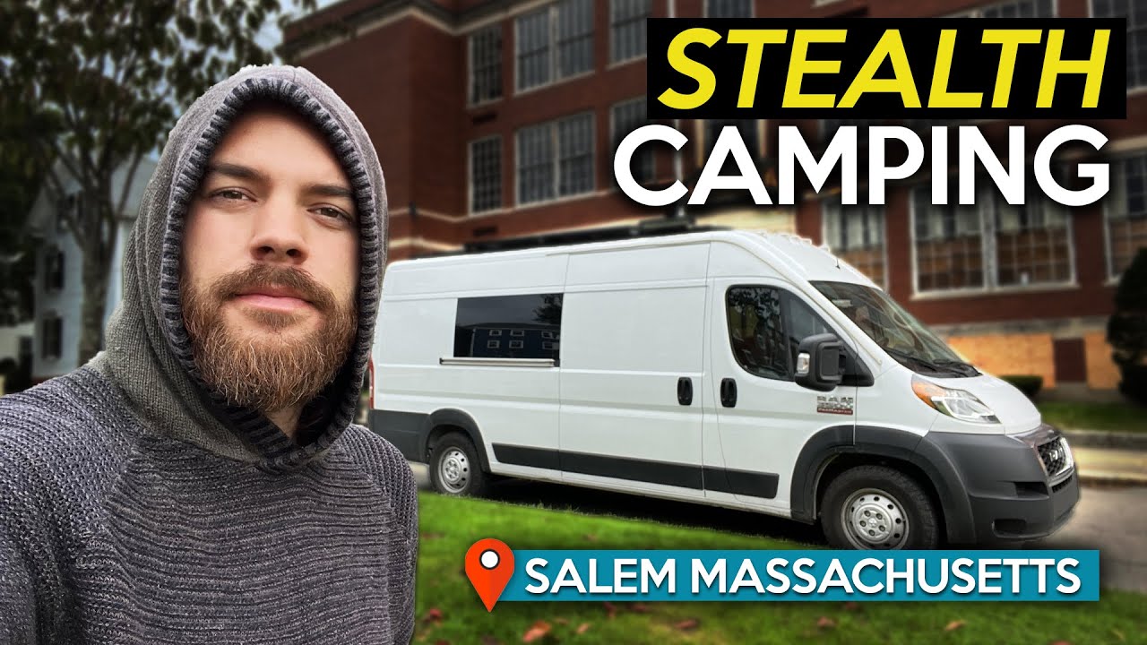 Кемпинг Vanlife Stealth City в 🎃Сейлеме на Хэллоуин🎃