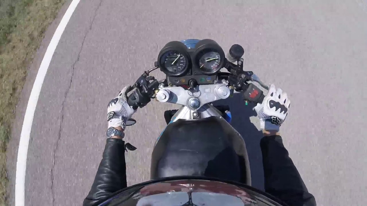 Honda cb1 400cc top speed trackday and crash(skordalidis/varairacingteam) 2017