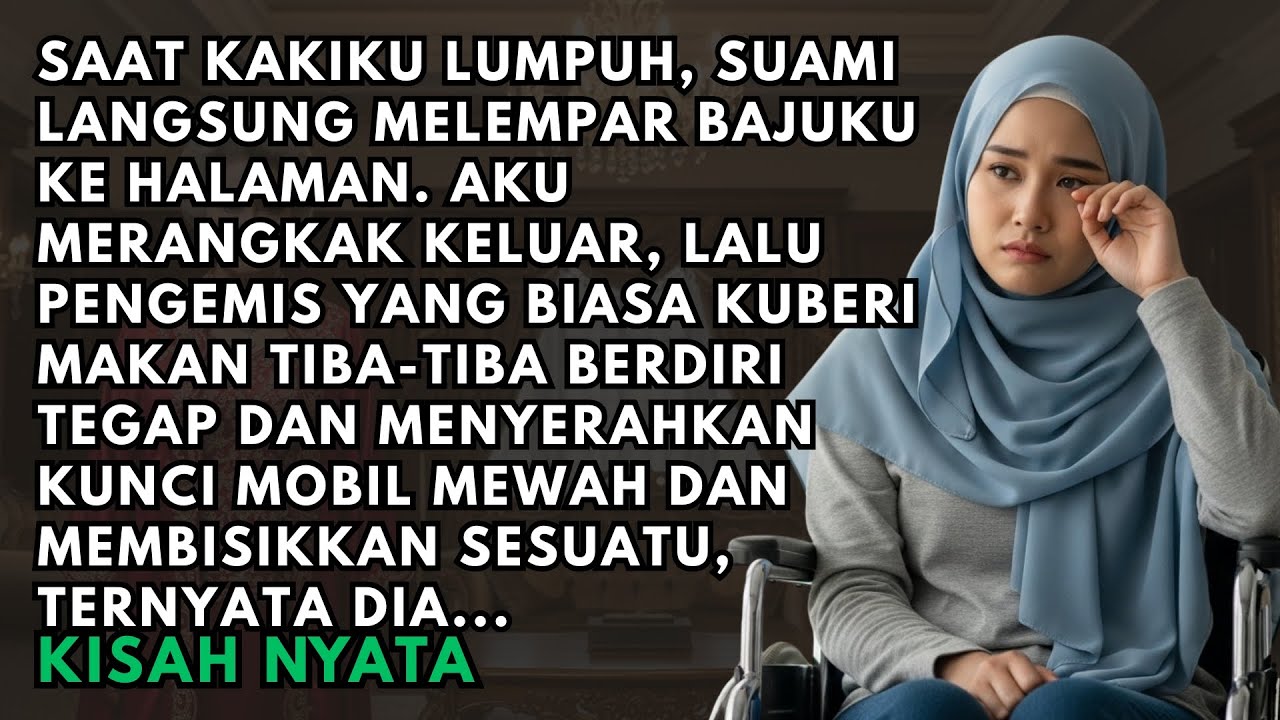 SUAMI MENGUSIR ISTRI LUMPUH SAAT HUJAN, TAK TAHU DIA PEWARIS KONGLOMERAT | KISAH NYATA MENYAYAT HATI