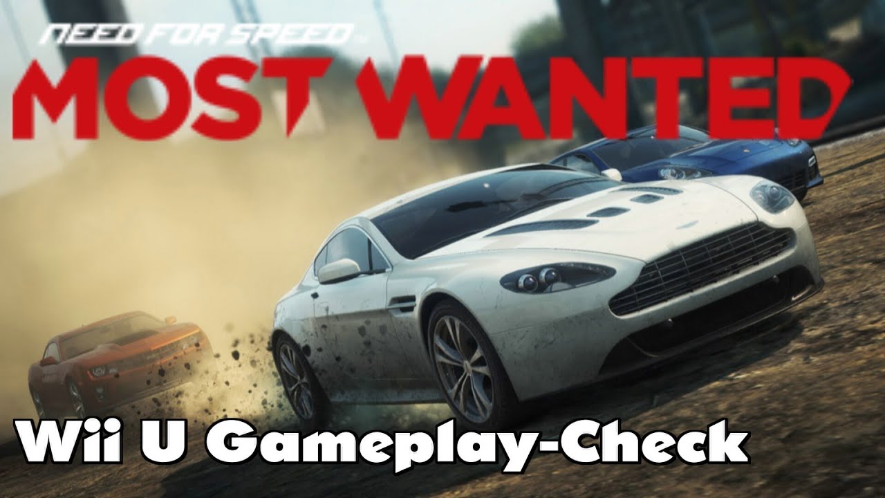Need for Speed: Most Wanted U (Nintendo Wii U) Gameplay-Check [HD/Deutsch]