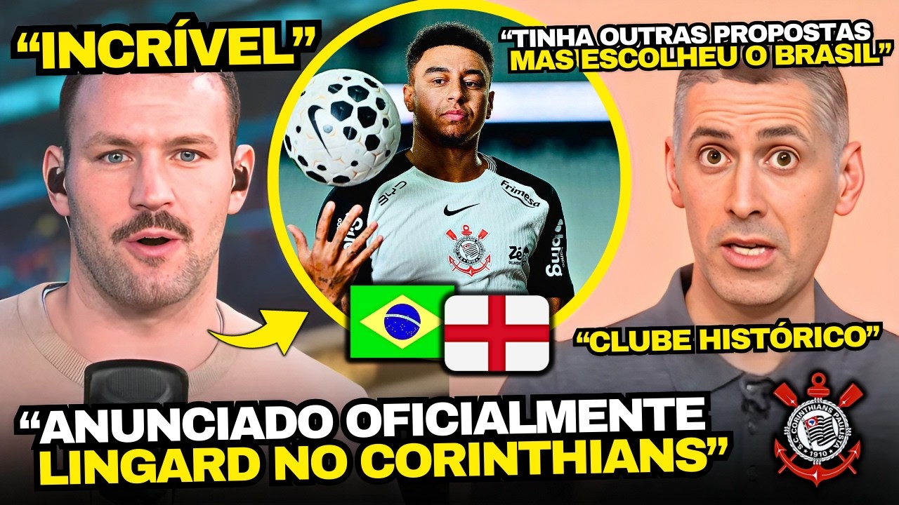 IMPRENSA INGLESA CHOCADA COM LINGARD NO CORINTHIANS E NO FUTEBOL BRASILEIRO