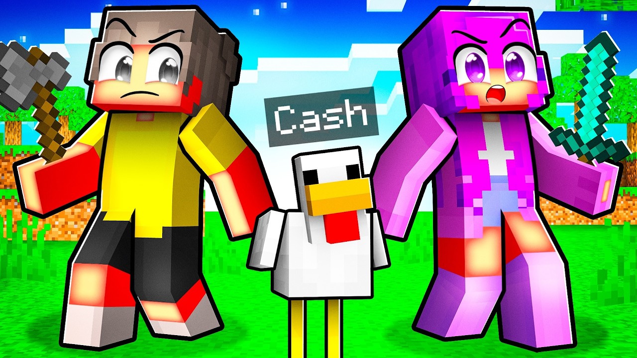 Minecraft Manhunt but I can Disguise as Mobs!