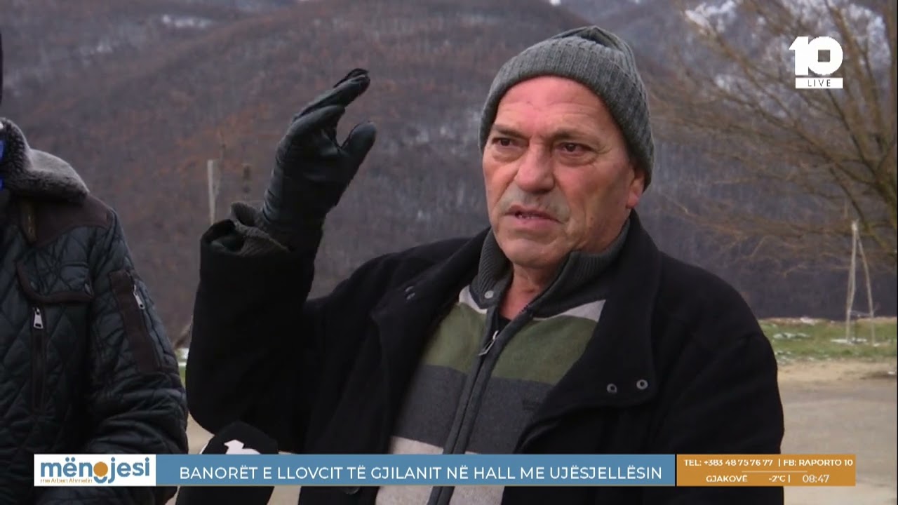 Banorët e fshatit Llovcë të Gjilanit po kanë problem të vazhdueshëm me ujësjellësin