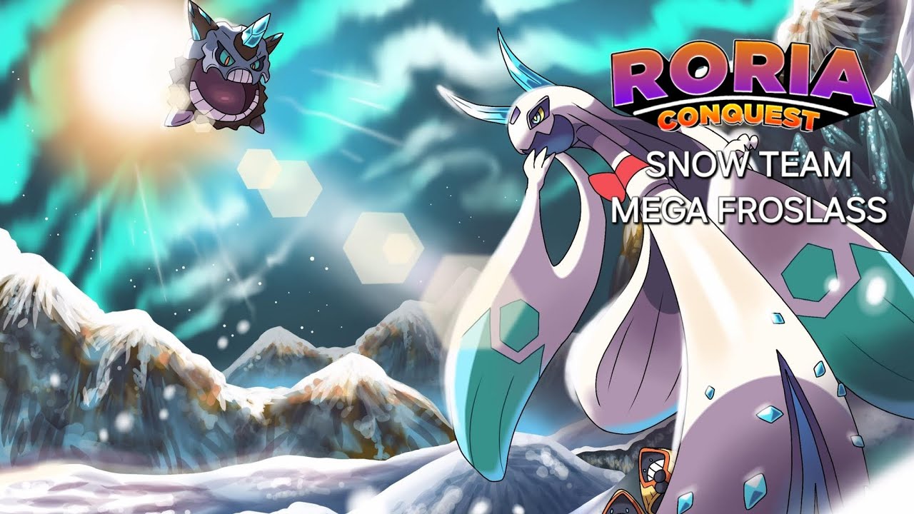 MEGA FROSLASS IS NOW THE BEST ICE TYPE MEGA FOR SNOW TEAMS | Roria Conquest PVP 