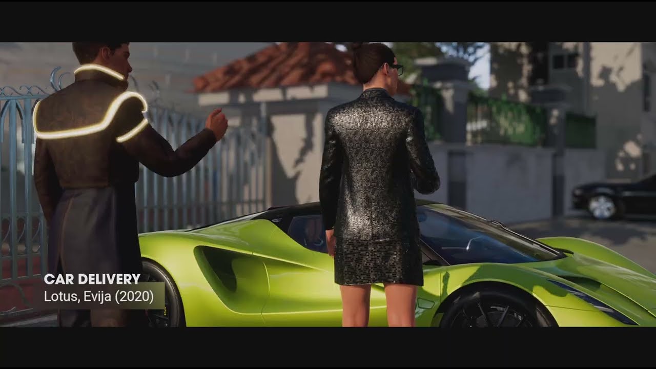 Lotus Evija Car Delivery on PS5 Game Test Drive Unlimited - Solar Crown