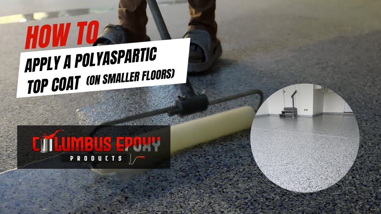 How to Apply Polyaspartic Top Coat (On Smaller Floors)