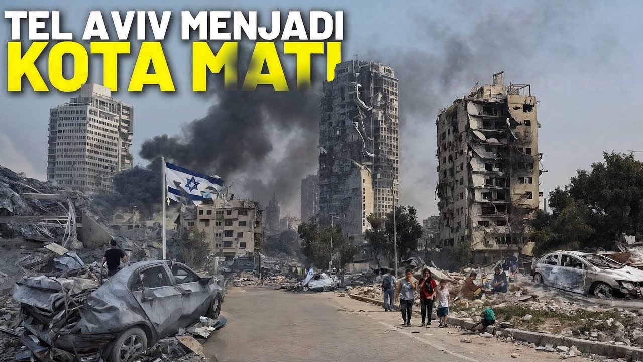 NETANYAHU KALAH TELAK, KEHILANGAN KOTA TEL AVIV!? Rudal Iran Terus Bombardir Jantung Kota Israel