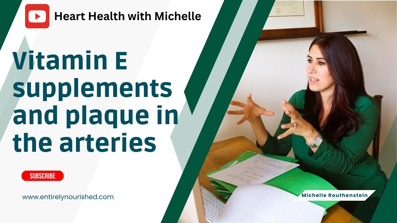 Vitamins that remove plaque from arteries: vitamin E and calcium score