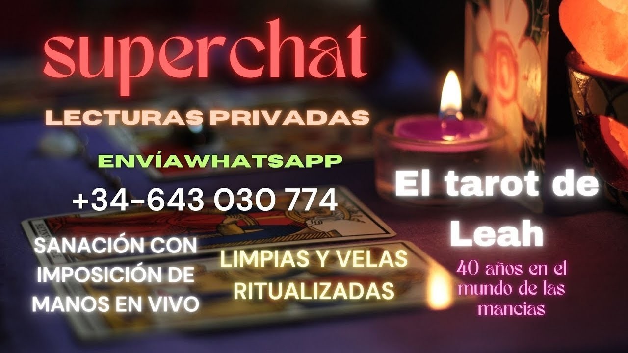 TAROT EN VIVO LIMPIEZA ENERGÉTICA  DE MAGIA RITUAL EN VIVO MENSAJES DE TUS GUÍAS GRATIS