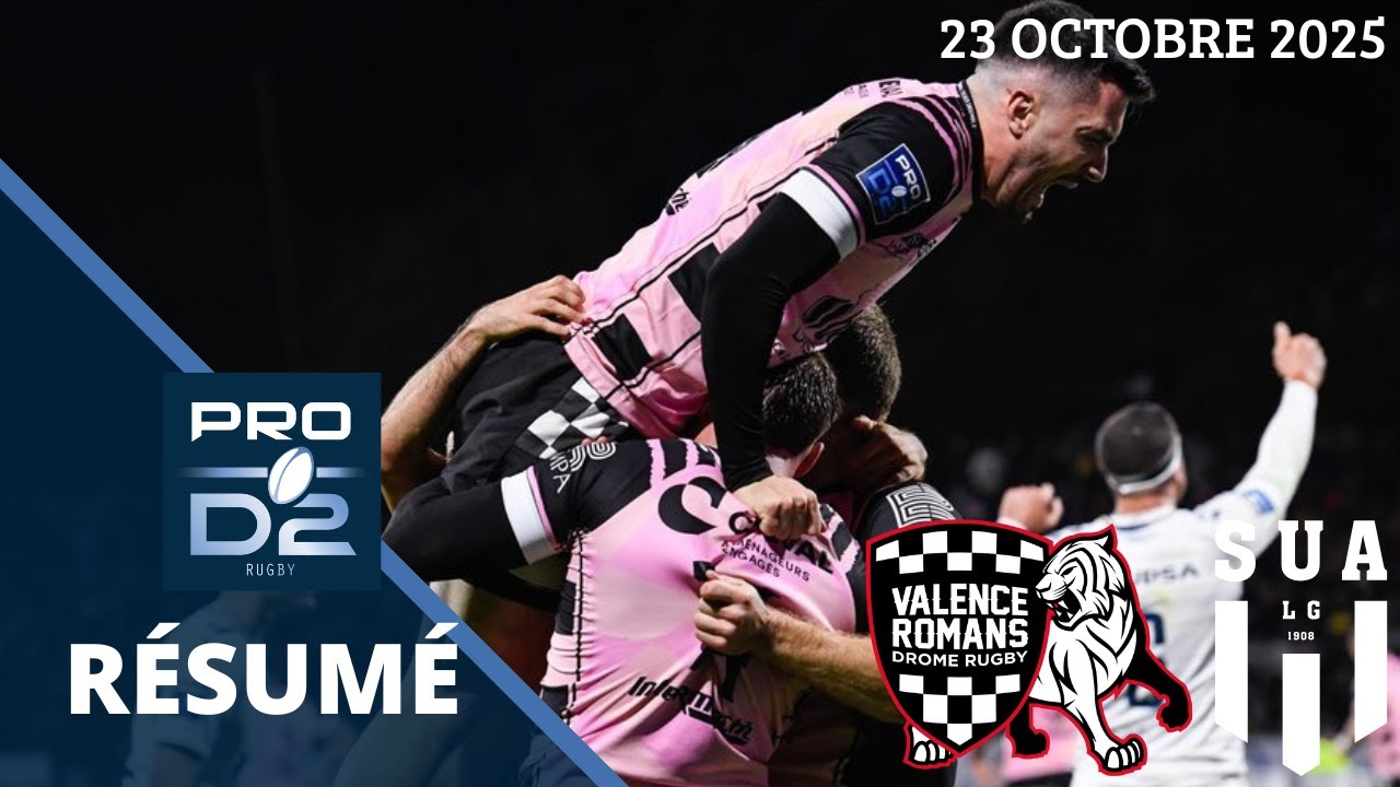 Pro D2 J8 : le résumé de Valence-Romans vs Agen - Saison 2025/26