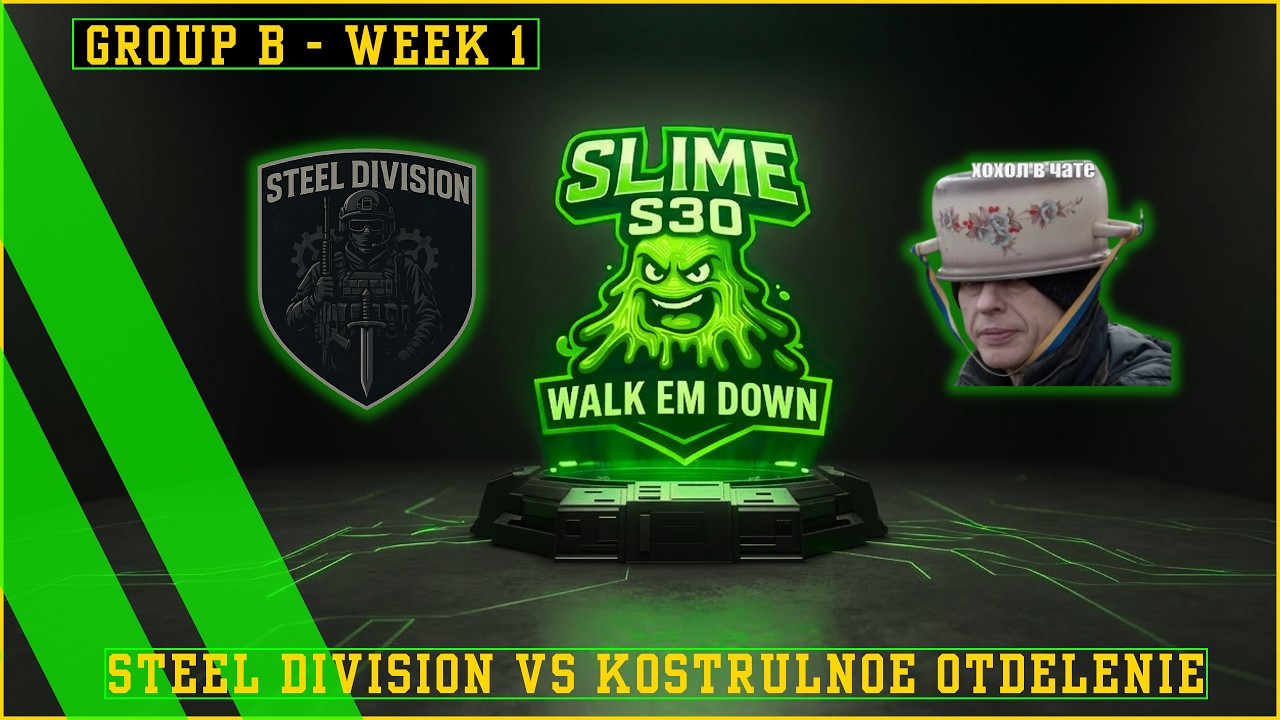 S3O 6v6 - Steel Division vs Kostrulnoe Otdelenie - DELAY 2 MIN