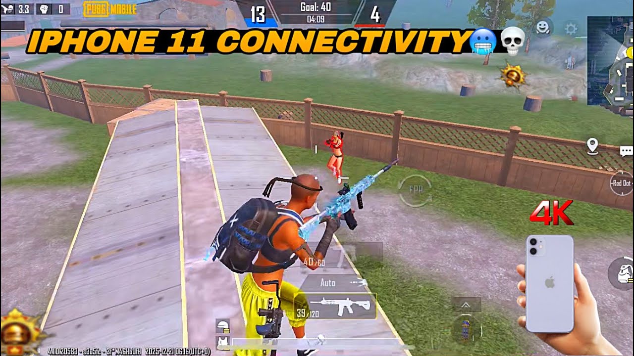 IPHONE 11 PUBG TEST IN 2025🥶supersmooth+extreme PUBG gaming test 💀