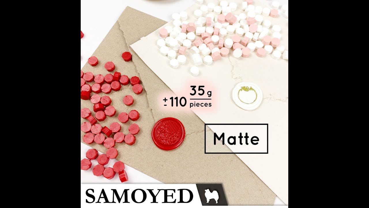 Sealing Wax Beads Samoyed WXBD-35 Matte