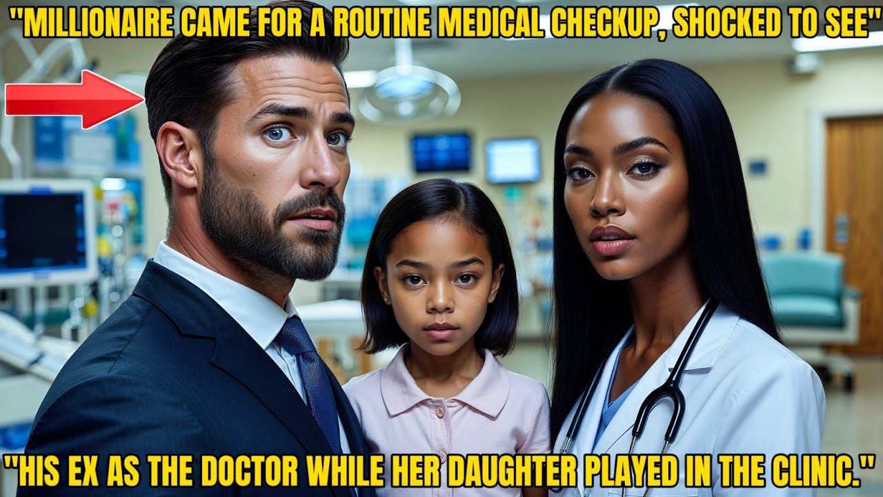 MILLIONAIRE SHOCKED TO SEE HIS EX AS DOCTOR DURING CHECKUP—THEN NOTICES A GIRL WHO LOOKS LIKE HIM.