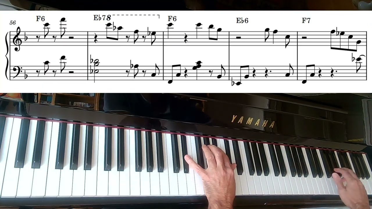 Old Devil Moon, piano solo, medium swing, SHEET MUSIC