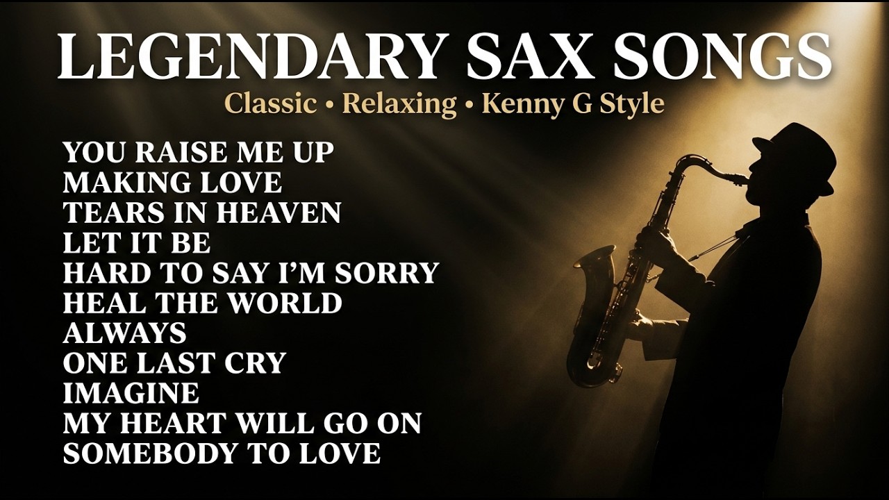 Legendary Saxophone Songs | Classic Love Hits (Kenny G Style Relaxing Ambient)