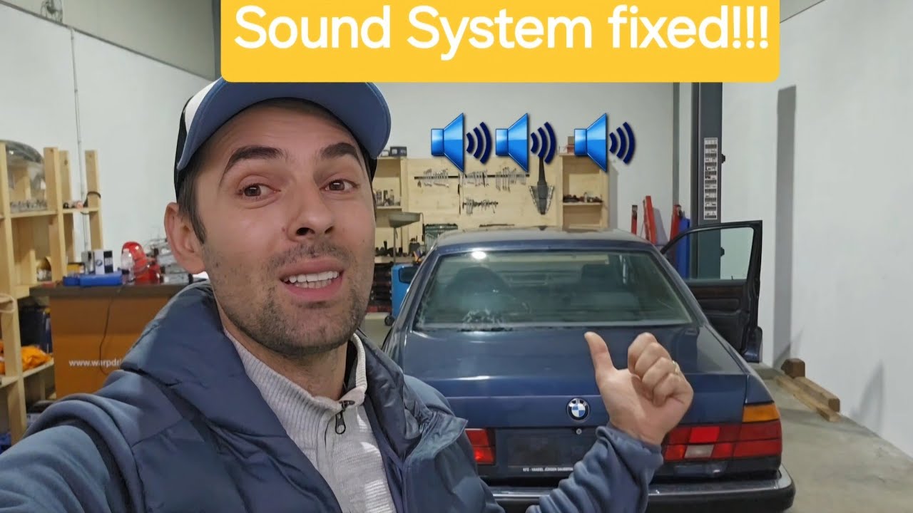 I've finally fixed the sound system on my Bmw e32! (e30,e32,e34) 10 speaker sound system