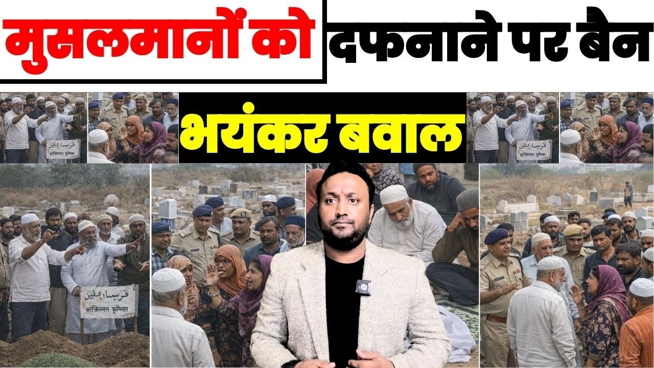 मुसलमानों को दफ़नाने पर बैन, भयंकर बवाल | PAL PAL NEWS | NADEEM AKRAM