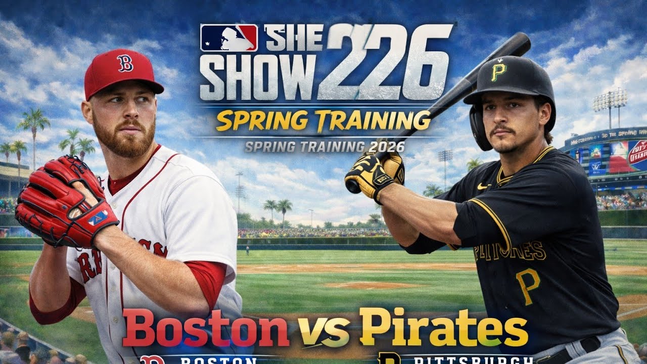 Boston Red Sox vs Piratas de Pittsburgh Spring Training 2026 The Show 2026