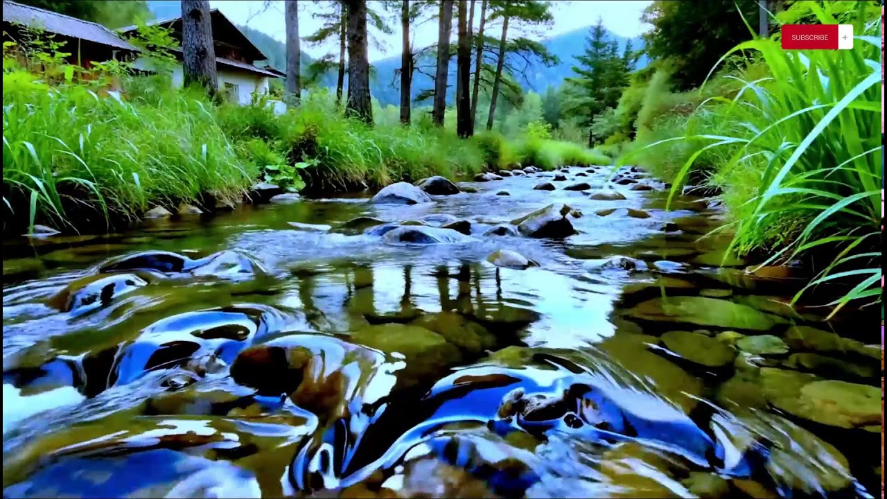 Let Your Thoughts Fade — Piano & River Sounds for Sleep | 10 Hours