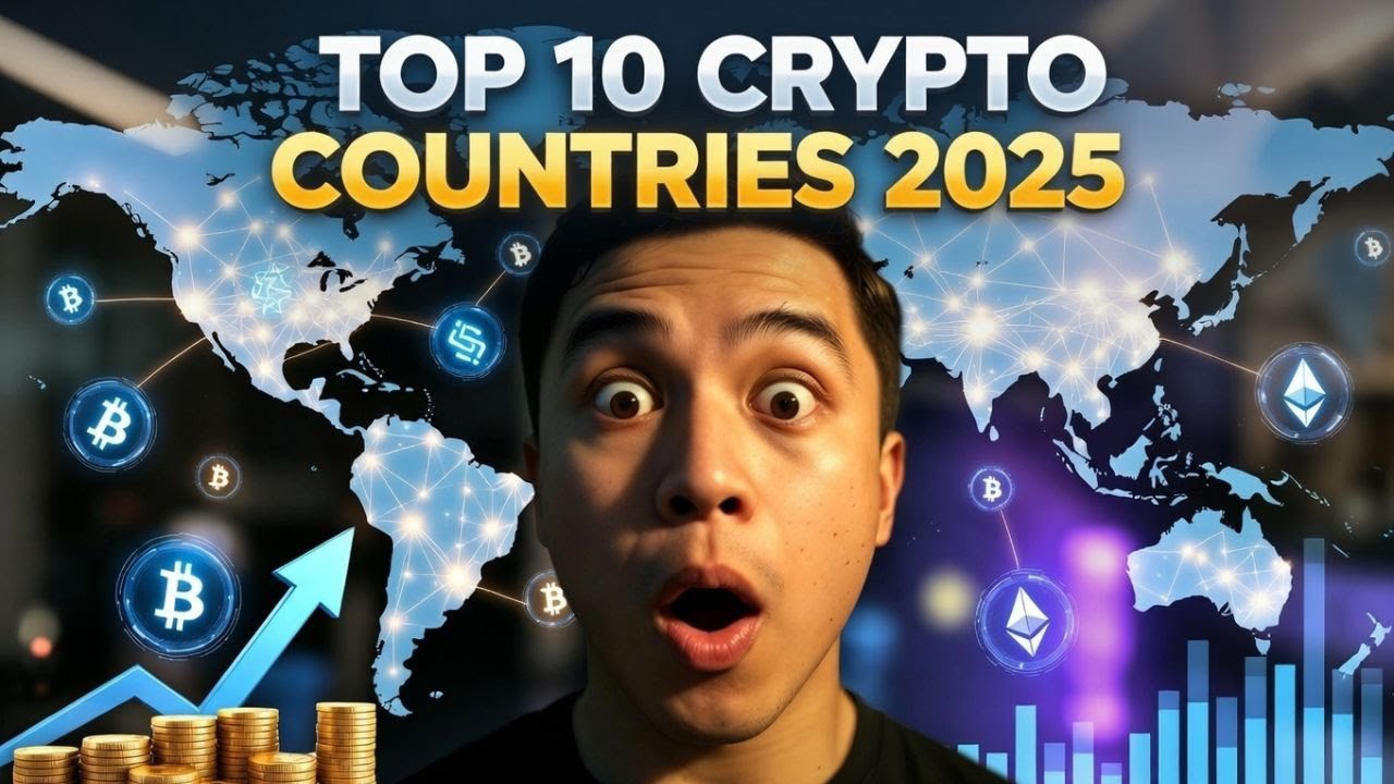 Топ-10 стран, где криптовалюты появятся в 2025 году 🌍📊 Объяснение глобального внедрения || 