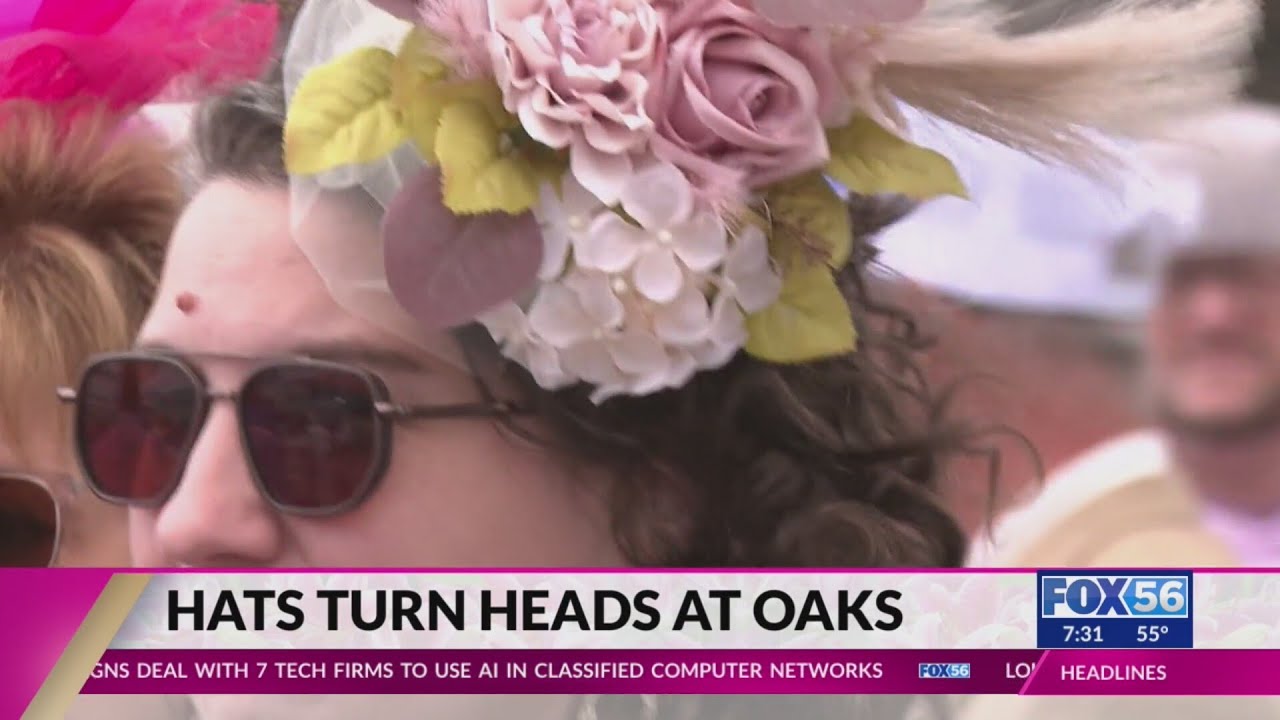 Hats turn heads at Kentucky Oaks