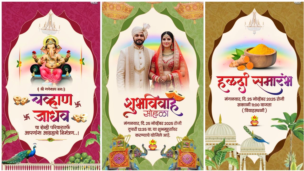 Lagna Patrika Video Editing | Lagna Patrika Video Editing Plp File #weddinginvitation