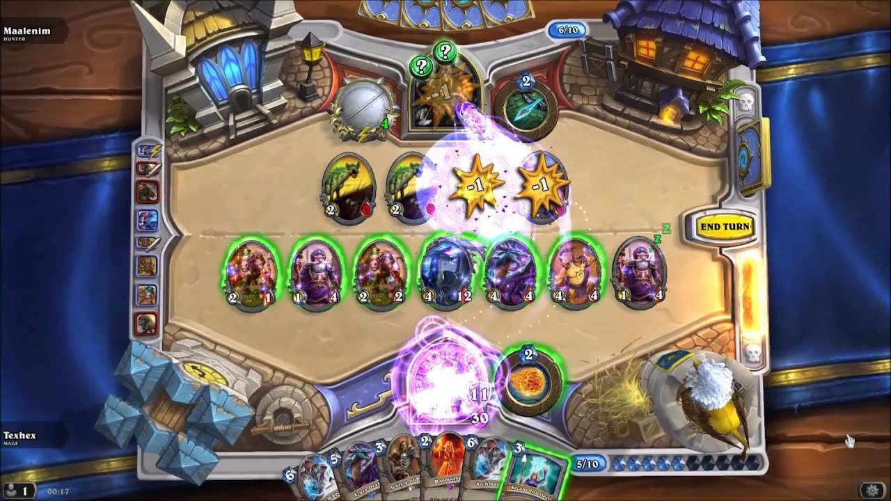 Hearthstone 36 arcane missiles