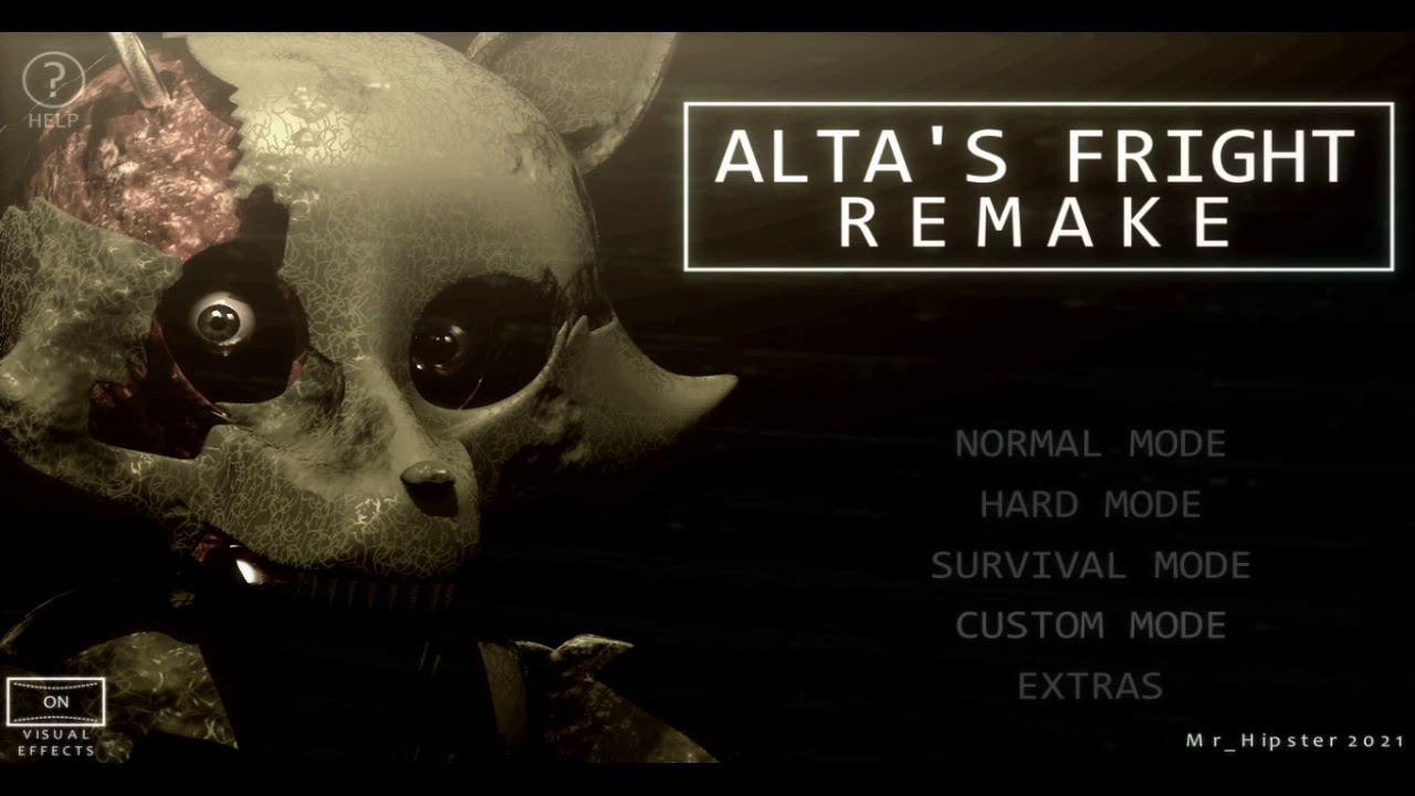 Alta's Fright Remake Menu Test Footage