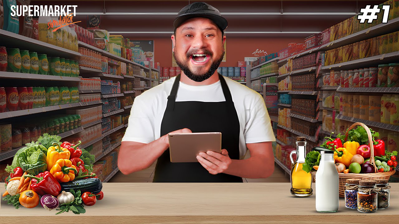 قمت بافتتاح محل تجاري خاص بي  | Super market simulator