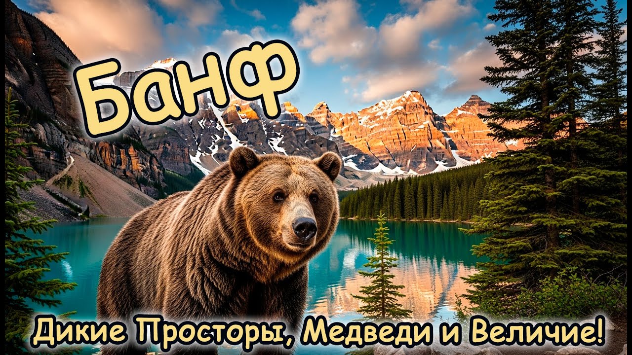 🇨🇦 Национальный Парк Банф: Дикие Просторы, Медведи и Величие Скалистых Гор 🌲🌄