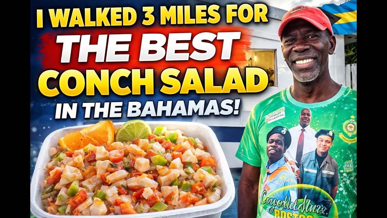 I Walked 3 Miles for the BEST Conch Salad in the Bahamas 🇧🇸🔥 | Boston’s Hotspot (Andros Island)