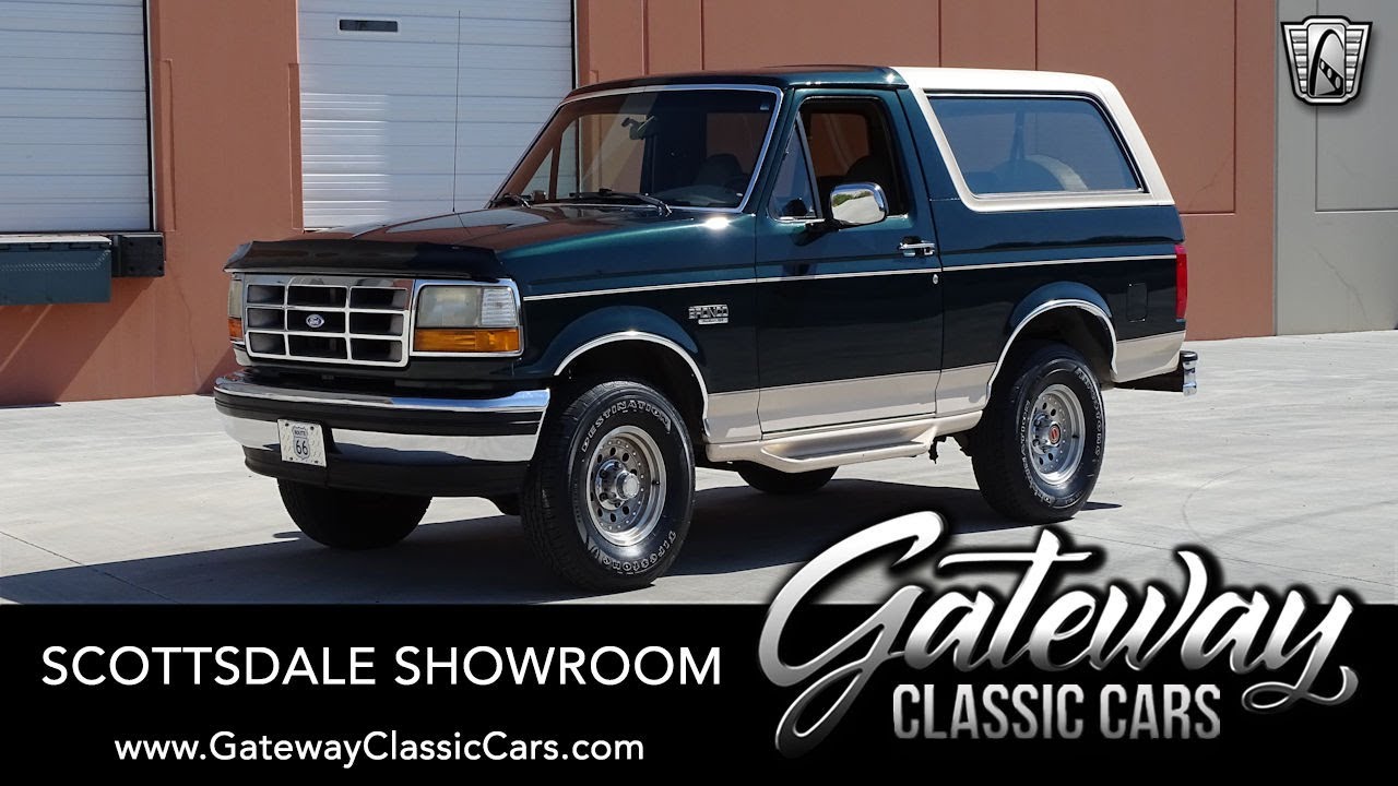 1993 Ford Bronco Eddie Bauer Edition 4x4 for sale Gateway Classic Cars of Scottsdale 
