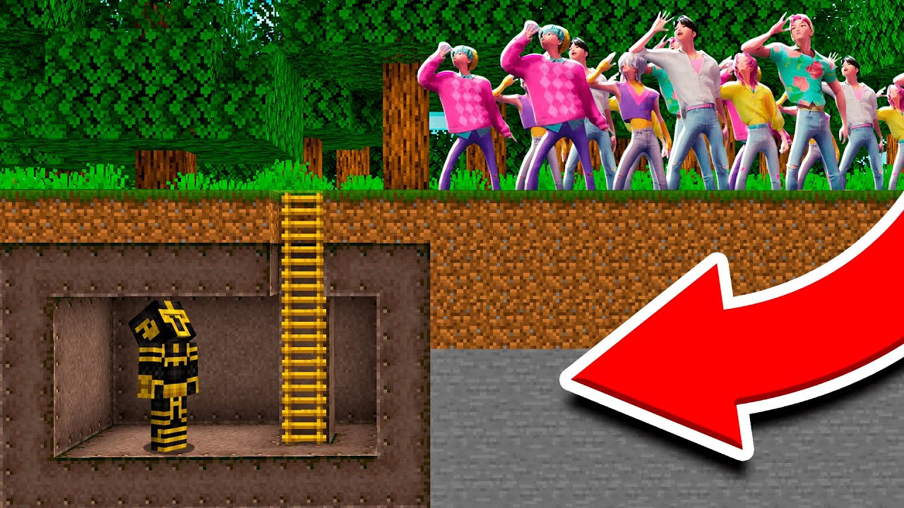 BASE SECRETA VS APOCALIPSIS DE SAJA BOYS KPOP DEMON HUNTERS EN MINECRAFT 😱