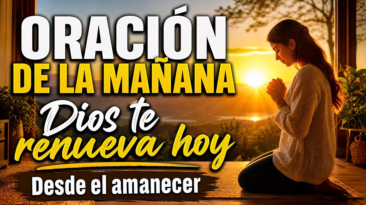 ORACIÓN DE LA MAÑANA PARA SER RENOVADOS POR DIOS EN ESTE NUEVO AMANECER